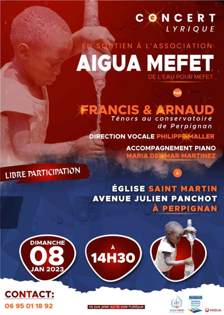 un concert pour aider aigua mefet